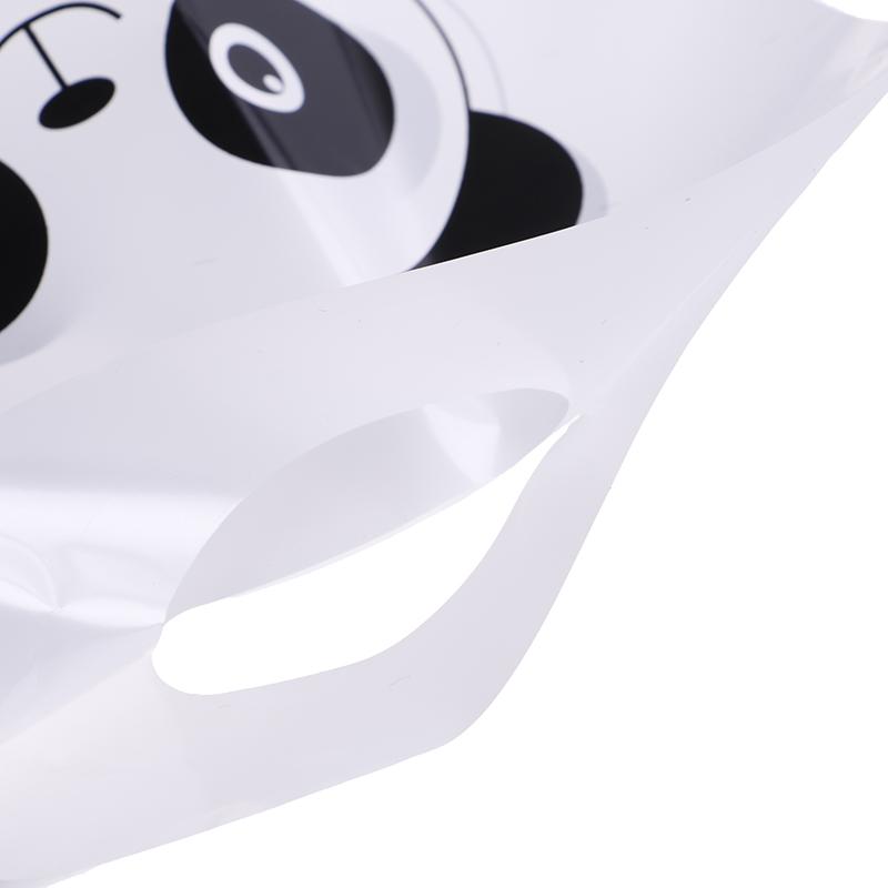 10Pcs/Lot Panda Theme Gift Bags Plastic Loot Bag Candy Bag Kids Birthday Decor