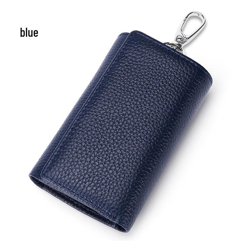 Premium Cowhide Leather Multi-functional Key Holder and Coin Wallet