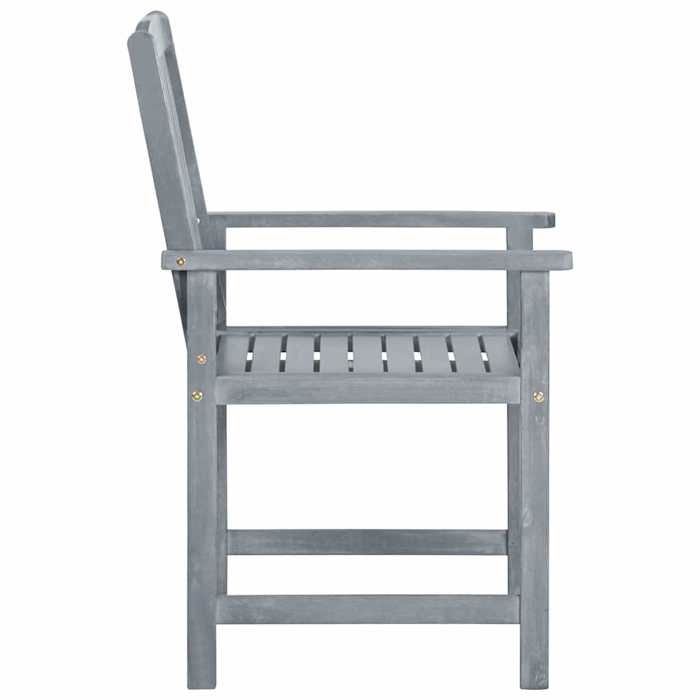 Maison Exclusive - Chaises de jardin lot de 6 Bois d'acacia massif Gris