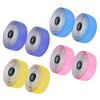 Road Bike Z-pattern Dual-color Gradient Handlebar Tape with Plugs Shock-absorbing Comfortable for Ri