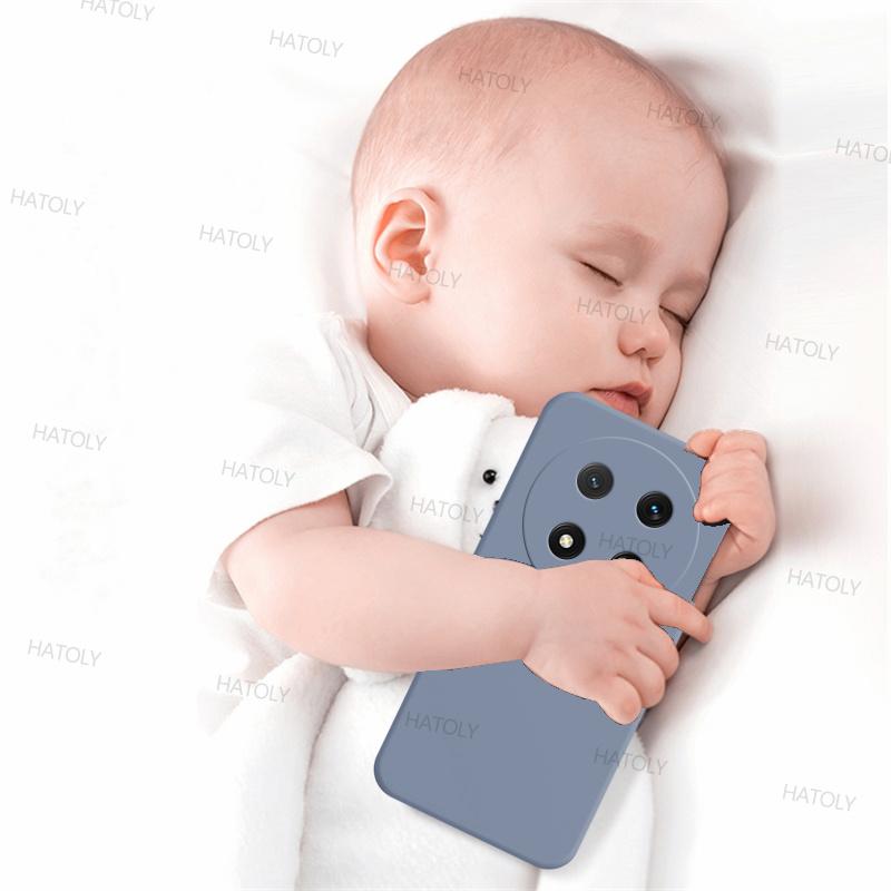 For Honor X60 Pro Case Honor X60 Pro Cover Shockproof Luxury TPU Liquid Silicone Protective Phone Cover Case For Honor X60 Pro