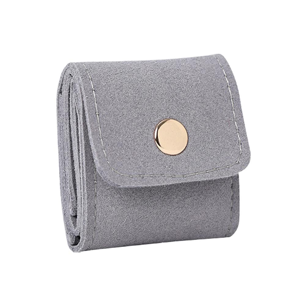Cute Mini Travel Jewelry Organizer Bag Portable Foldable Necklace Ring Earrings Packing Bag Small Storage Bag For Accessories
