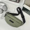 Crossbody bag men's commuter breast bag trendy simple tooling style shoulder bag women's casual lightweight satchel multi-pocket anti-splashing water