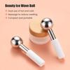 Stainless Steel Ice Globes Cooling Facial Sticks Beauty Spa Skin Care Tools Fine Wrinkles Tighten Pores Reduce Puffiness