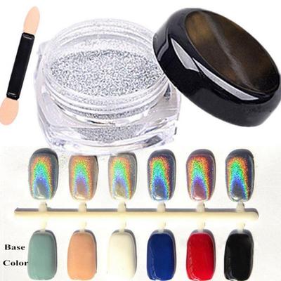 1g Holographic Shiny Nail Art Glitter Powder Dust Decor Sequins Chrome Pigment