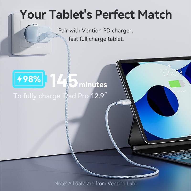 Кабель Vention USB Type C PD 27 Вт для iPhone 15 14 13 12 Pro X 8 — фото 5