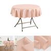 150/180/200cm Round Satin Tablecloth Bright Silk Tablecloth For Baby Shower Wedding Birthday Party Banquet Christmas Table Decor
