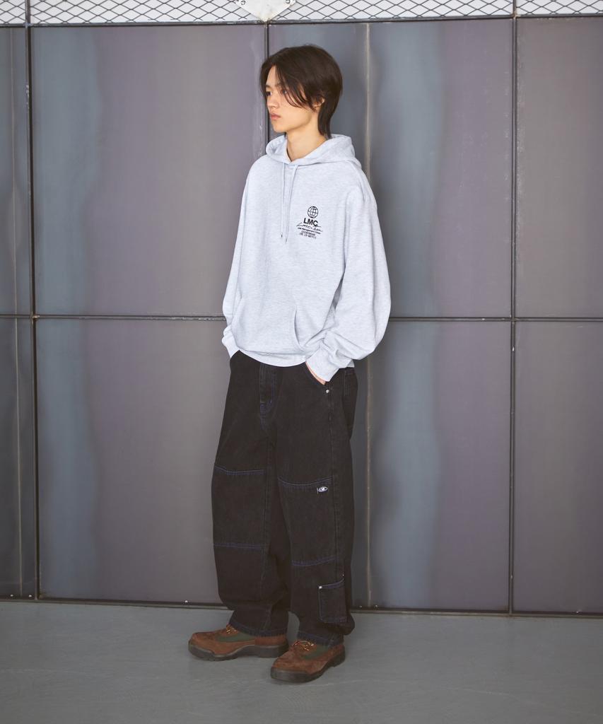 LMC Cntrst St Double Knee Denim Pants Gray