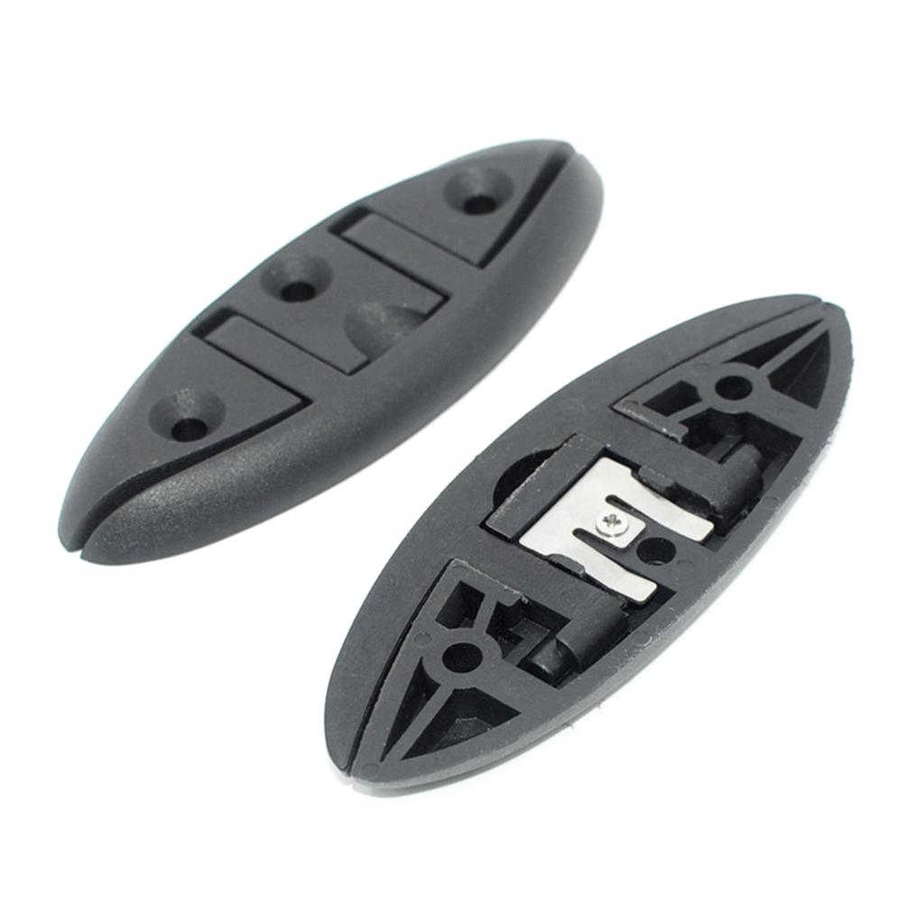 5" Klappklampe, hochklappbare Dockklampe mit 2 Löchern, korrosionsbeständiges Nylon in Marinequalität, Festmacherklampe