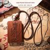Longhu Mountain Jadeized Jujube Wood Lightning Pendant - Taoist Amulet