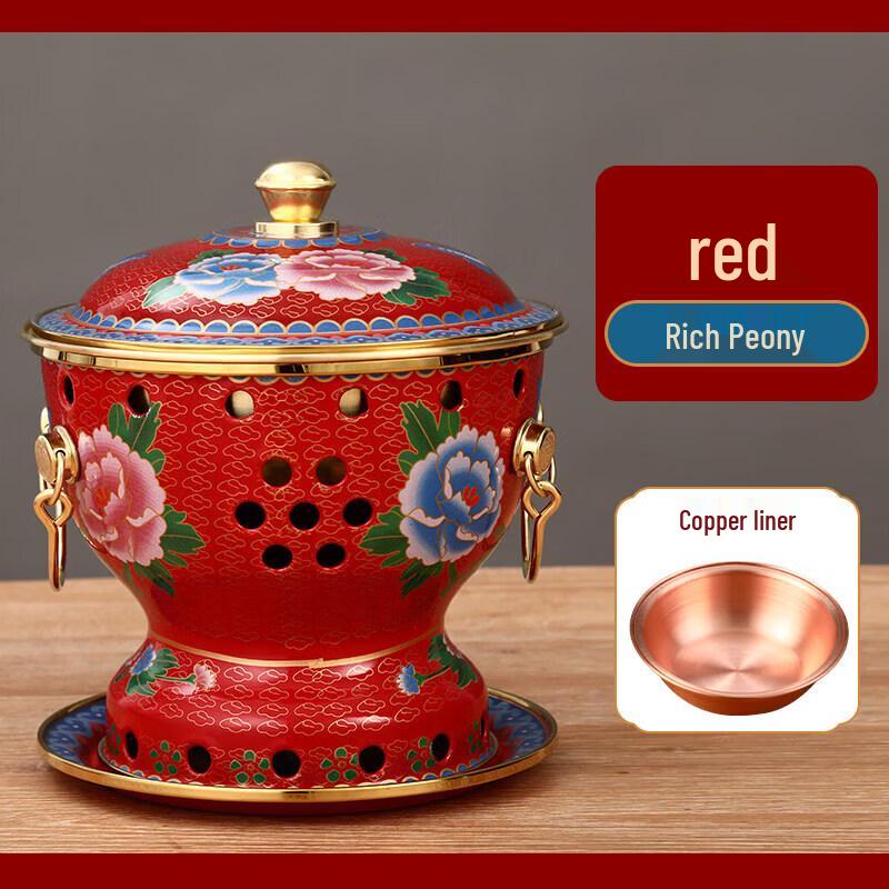 Qiwei Mini Copper Hot Pot with Alcohol Stove