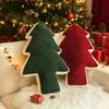 Pluszowe poduszki do rzucania w kształcie choinki, do salonu domowego, na sofę, poduszki i poduszki dekoracyjne na atmosferę świąteczną