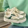 Thick Soled Shoes for Women's Spring Sports Leisure Low Cut Height Increasing Simple Comfortable Wear-resistant Board Shoes