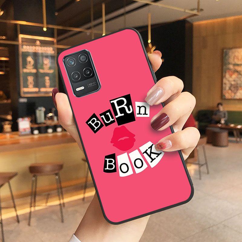 Burn Book Mean Girls Kiss Phone Cover For Oppo Realme 8Pro 6PRO 6i 7pro 9i 9pro C11 C21Y C21 C25Y C25S C3 Q3S XT Cases Coque