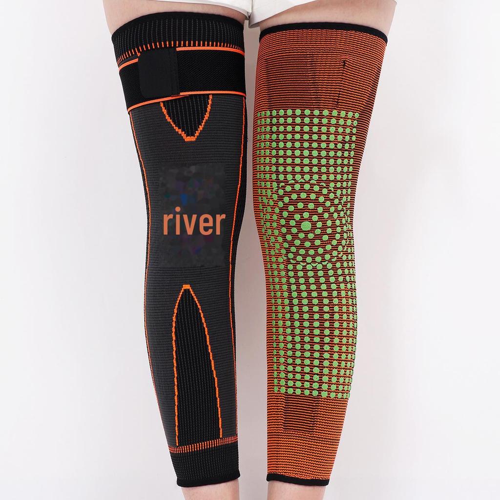 All-Season Wormwood Heating Kneepad with Extended Strap for Joint Warmth and Cold Protection