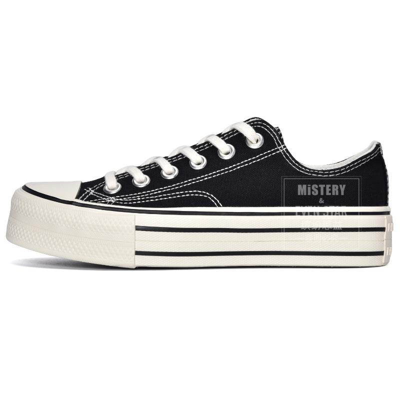 Platform Canvas Shoes Women's Heightening Shoes Student Board Shoes 805