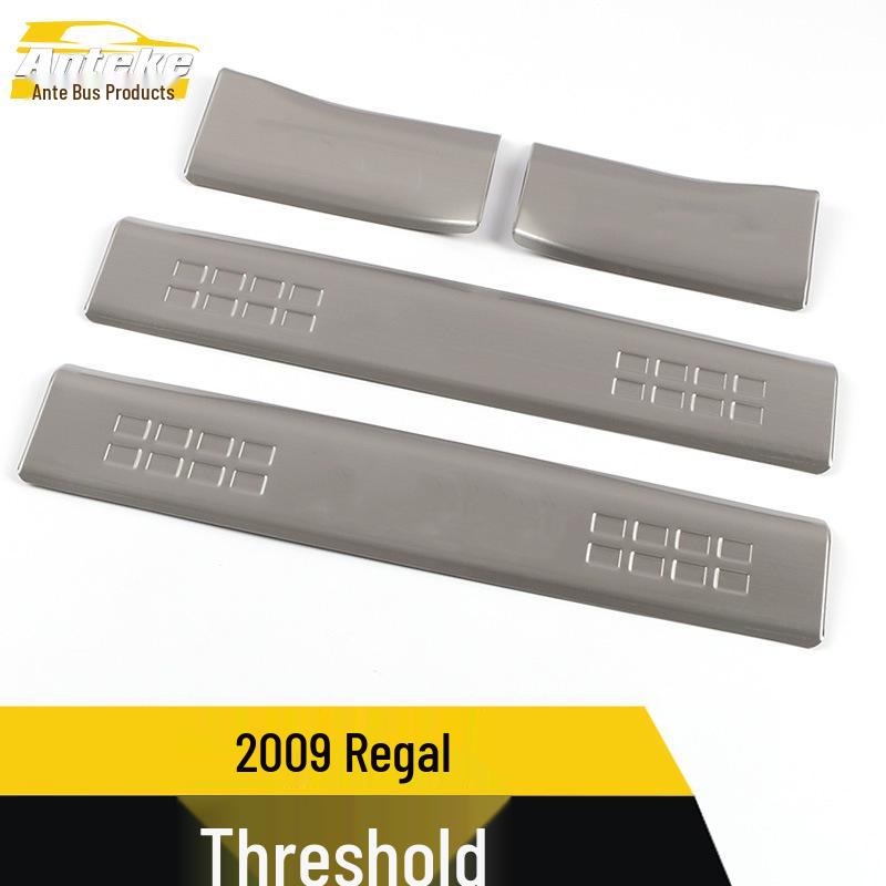 09 Regal Stainless Steel Sill/Bumper Protector: Anti-Scratch Decorative Welcome Strip