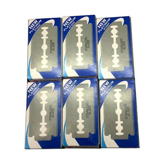 

Мужское лезвие для бритья из нержавеющей стали, двусторонние лезвия, полезные инструменты One Size