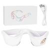 Electric Eye Massager Heated Eye Therapy Massager with Vibration for Relieve Eye Fatigue Dark 