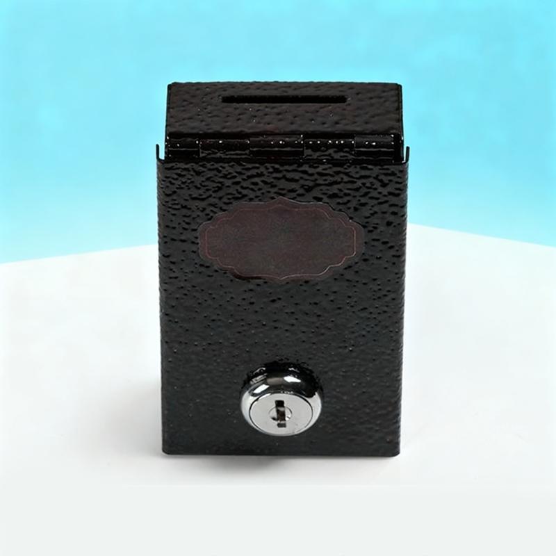 Sturdy Metal Construction Cash Case Pocket Size for Credit Cards and Documents Single Row Currency Tray
