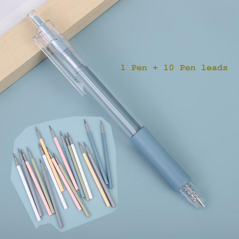 0.5mm Simple Transparent Press Neutral Pen Office School Writing Student Supplies Stationery
