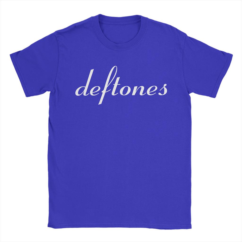 Streetwear T-Shirt Sommer Deftones Rockband Hippie T-Shirts Baumwoll-T-Shirt für Männer Fantastisches Muster Kurzarm-Tees