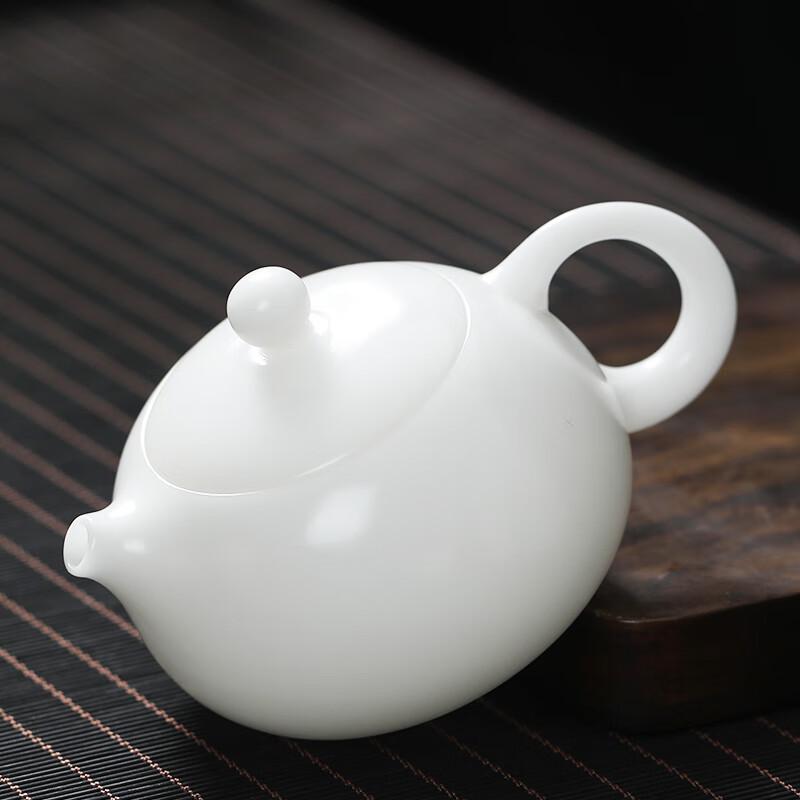 MULTIPOTENT Handcrafted White Porcelain Xishi Teapot