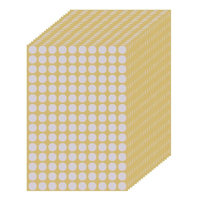 

JingZhiSheng White Target Stickers 100 Sheets/Pack