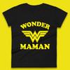 Wonder Maman Womens T-Shirt Mens Tops Tees Unisex