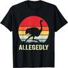 Angeblich Strauß Shirt Vintage Retro Lustiges Strauß Liebhaber T-Shirt