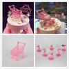 1:12 Dollhouse Miniture Shopping Cart Trolleys For Doll Toys Cake Decoration