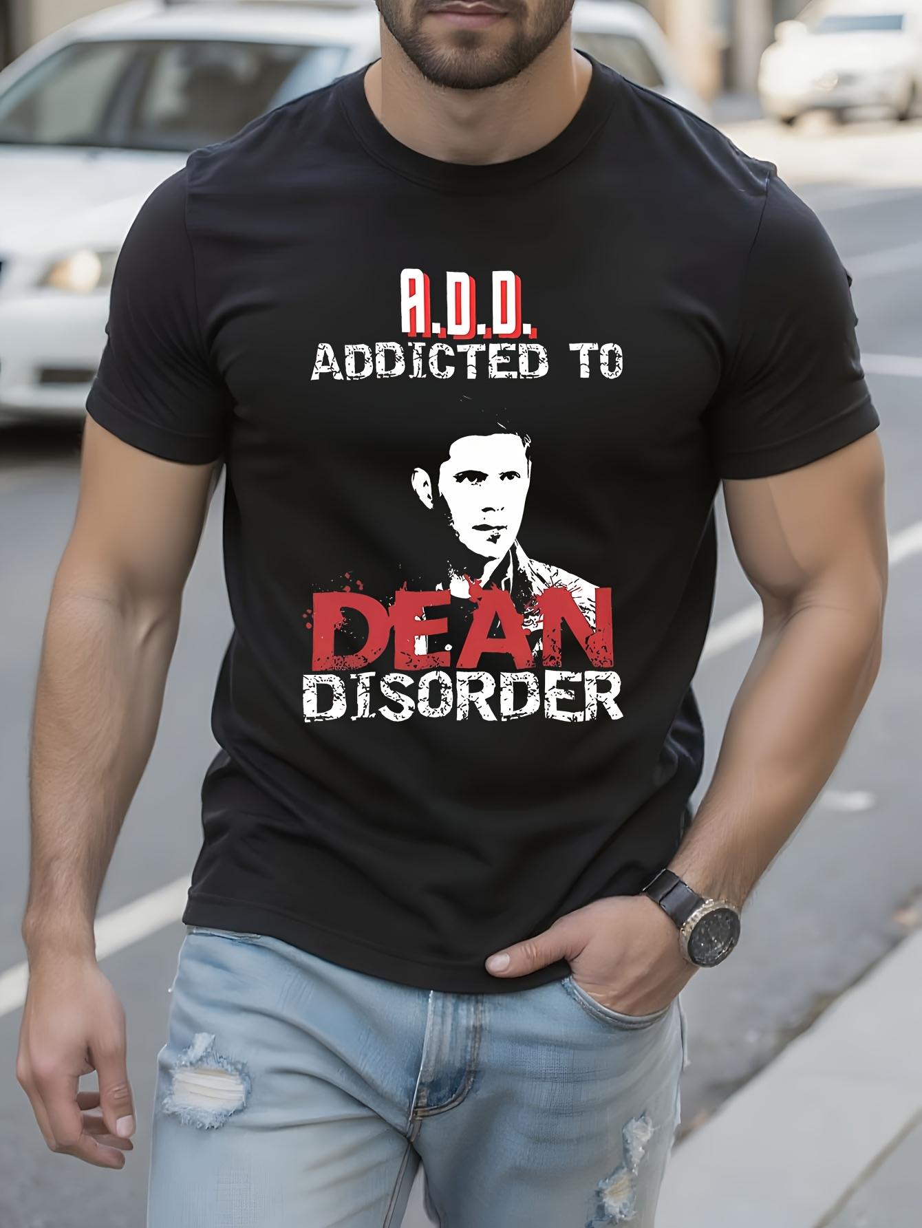 Supernatural Dean Winchester Tshirt Addicted to Dean Diso... XL