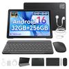 Android 16 Tablet, 11 Inch, 32GB+256GB, 7800mAh, In-Cell Touch, Keyboard, Face Unlock