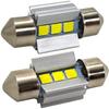4 Pcs Bulb 31mm C3W LED SV8.5 12-24V CANBUS 320lm Strong White Light Off-Road