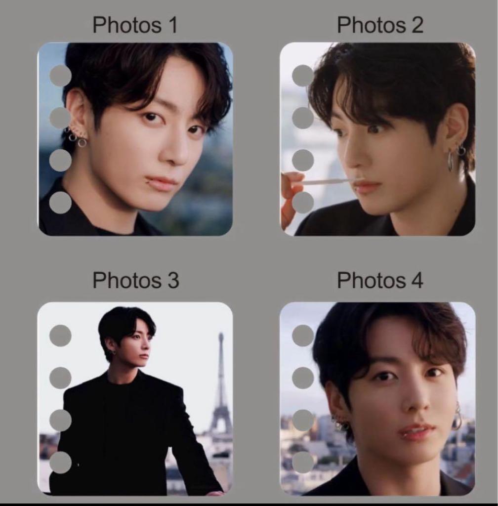 [USED] BTS JUNGKOOK Photo Cards, Album Keychains, Stickers