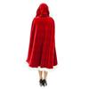 Cloak Hooded 60/90/100/120/150cm Christmas Cape Women Sexy Christmas Cosplay Costumes Santa Claus