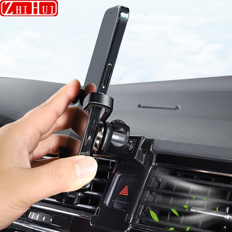 Car Styling Mobile Phone Holder For Geely Monjaro 2022 2023 Air Vent Mount Gravity Bracket Stand Auto Accessories
