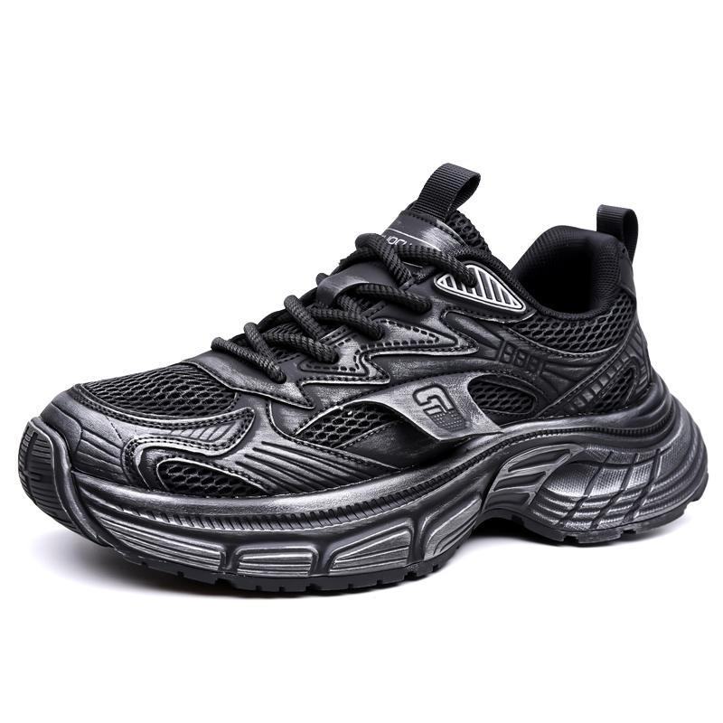 

Мужская повседневная обувь на все сезоны, новый и модный дизайн, трендовая мужская повседневная спортивная обувь, обувь для тренировок на открытом воздухе, мужская обувь 44 чёрный