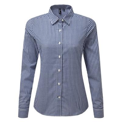 Womens/Ladies Maxton Check Long Sleeve Shirt