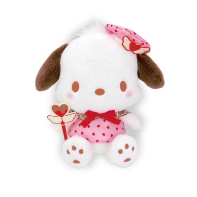 Nakajima Corporation Sanrio Charaktere Magisches Herz Pochacco Plüschtier S 205155-24 H22,5 x B23 x T16cm