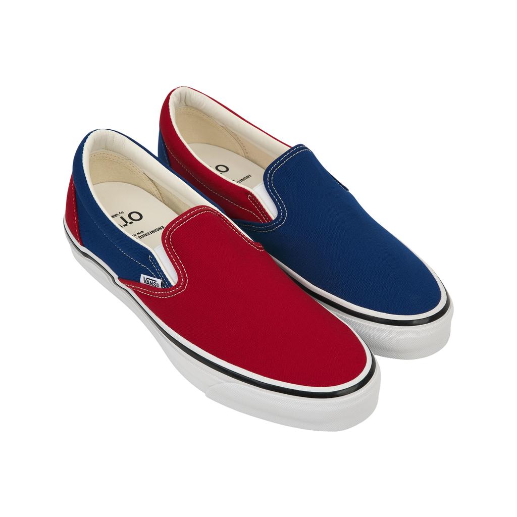 Vans Engineered Garments X  Slip-On 98 OTW Classic Comfortable Soft Support Skate Shoes Unisex Sneakers Blue VN000EBPZ11