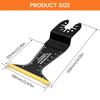 10 Swing Saw Blades Titanium Plated Multi Purpose Blade Sharp Wood Metal Plastic Quick Cutting Saw Blade with Washer Adapter