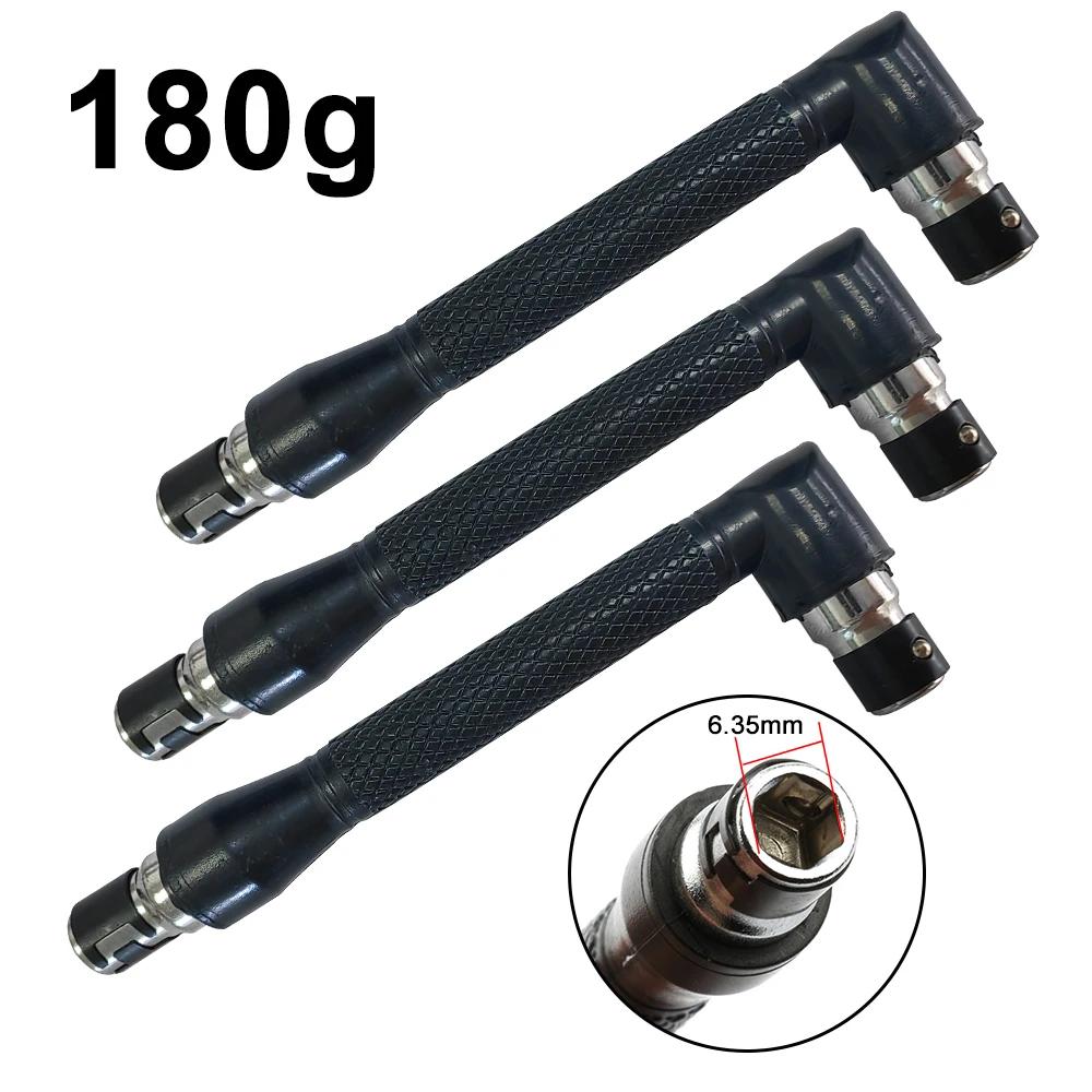 L-type Mini Double Head Socket Wrench 90 ° Double-end Handle Black 6.35mm Wrench Tool