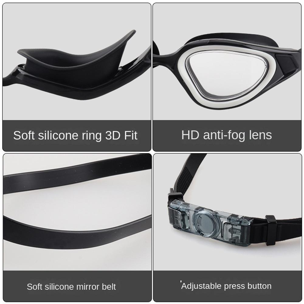 Waterproof Swimming Goggles PC Anti-fog Diving Goggles Swim Eyewear Glasses  Swimming Tools