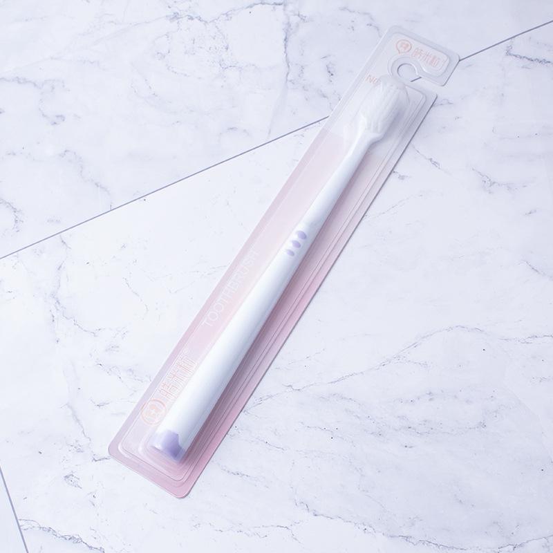 Premium Soft Bristle Toothbrush with Small Head & Non-Slip Handle, Individually Packaged for Daily Use
