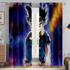 2-Piece Japanese Anime Printed Curtains Suitable For Dormitory Bedroom Living Room Kitchen Four Seasons Decorative Curtains