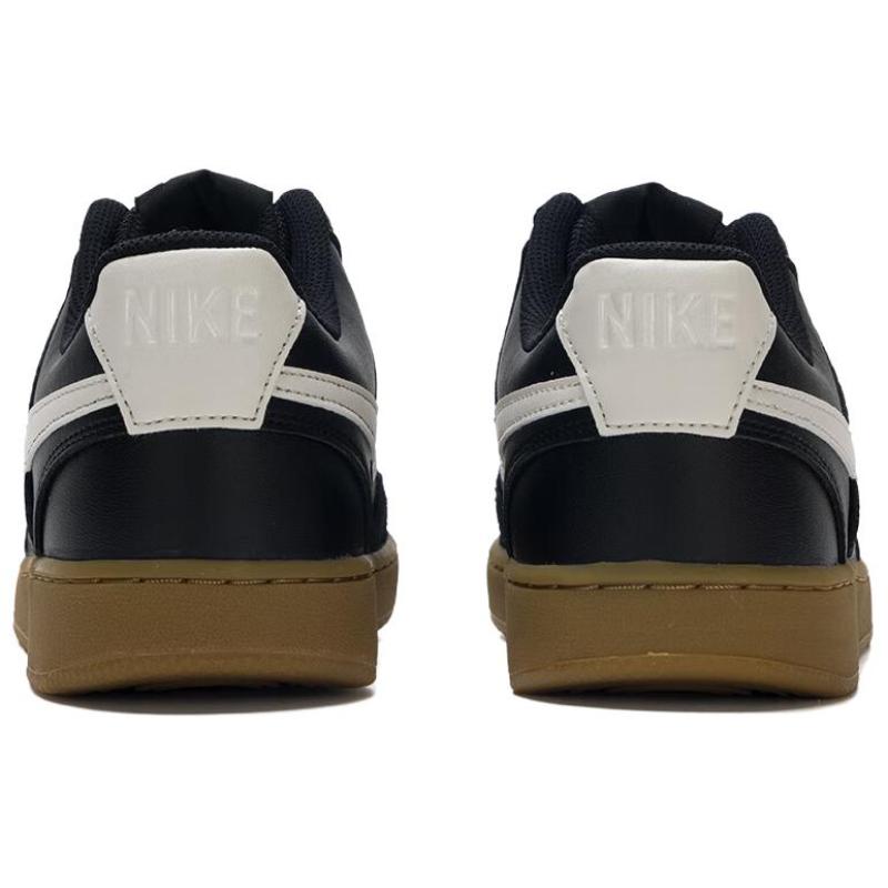 Nike Court Vision Abrasion Resistant Breathable Low Top Skateboard Shoes Men's Black White Sneakers IB2998-004