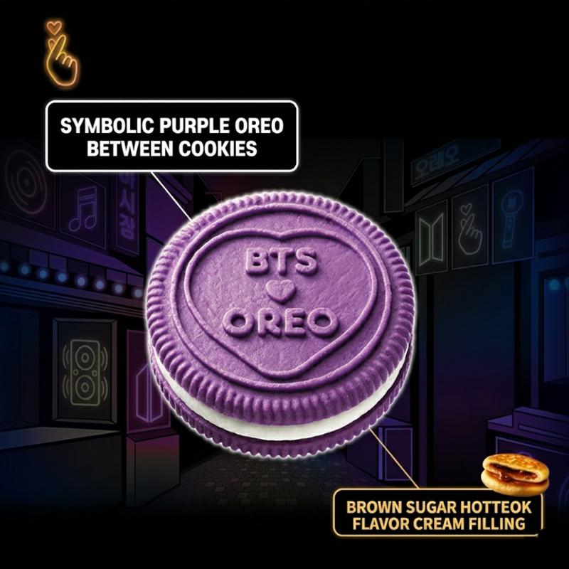 OREO BTS Hotteok Flavor Cookie 100g, 300g, 1kg (7 Options)