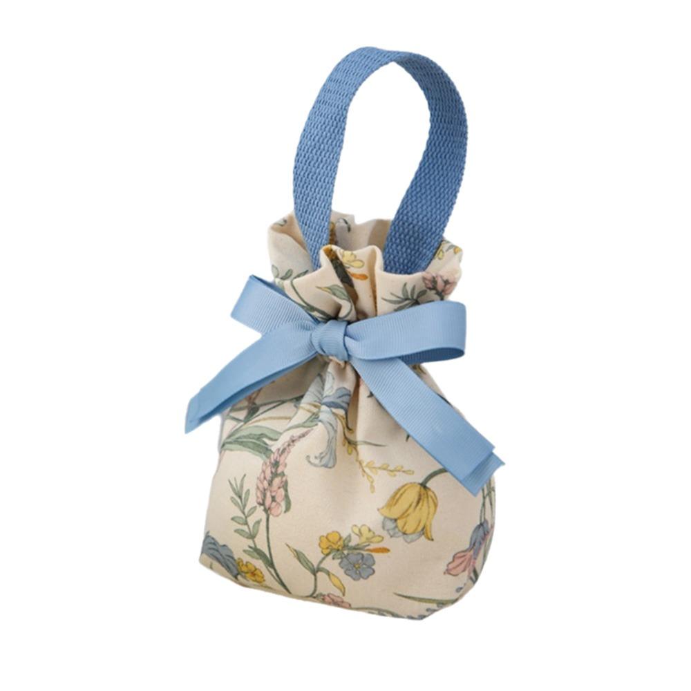 Drawstring Wedding Candy Bag Bowknot Chinese Style Handbag Portable New Year Gifts Bag  Party