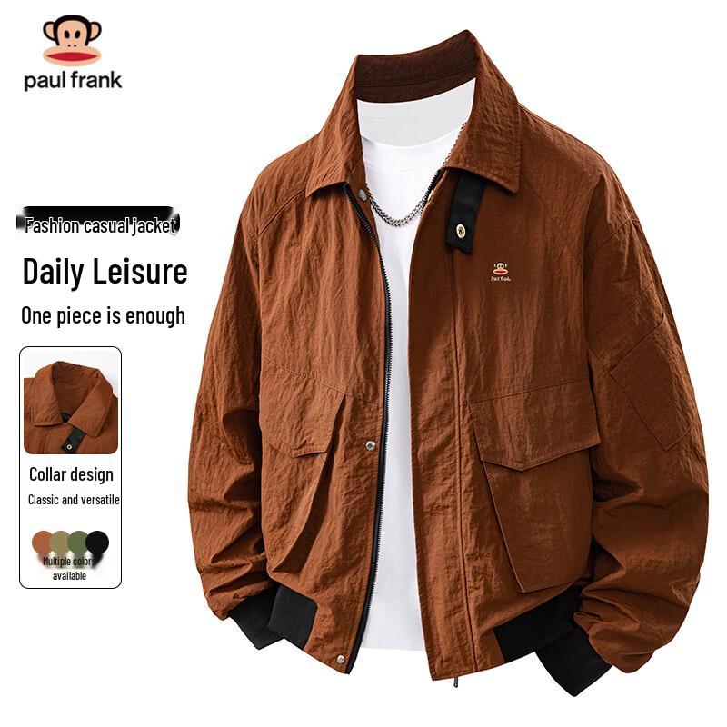 

Paul Frank Men s Turn-Down Collar Casual Jacket 8XL